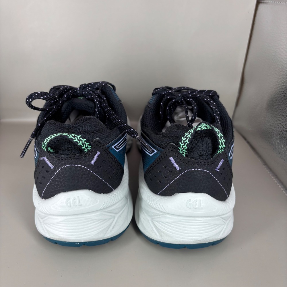Asics Gel-Venture 9 Womens Trail Running Shoes Black Blue 1012B313 Size 9.5 - Picture 4 of 7